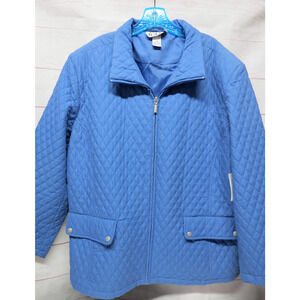 Keren Hart Plus Size 2X Periwinkle Blue Quilted Jacket w/Tags